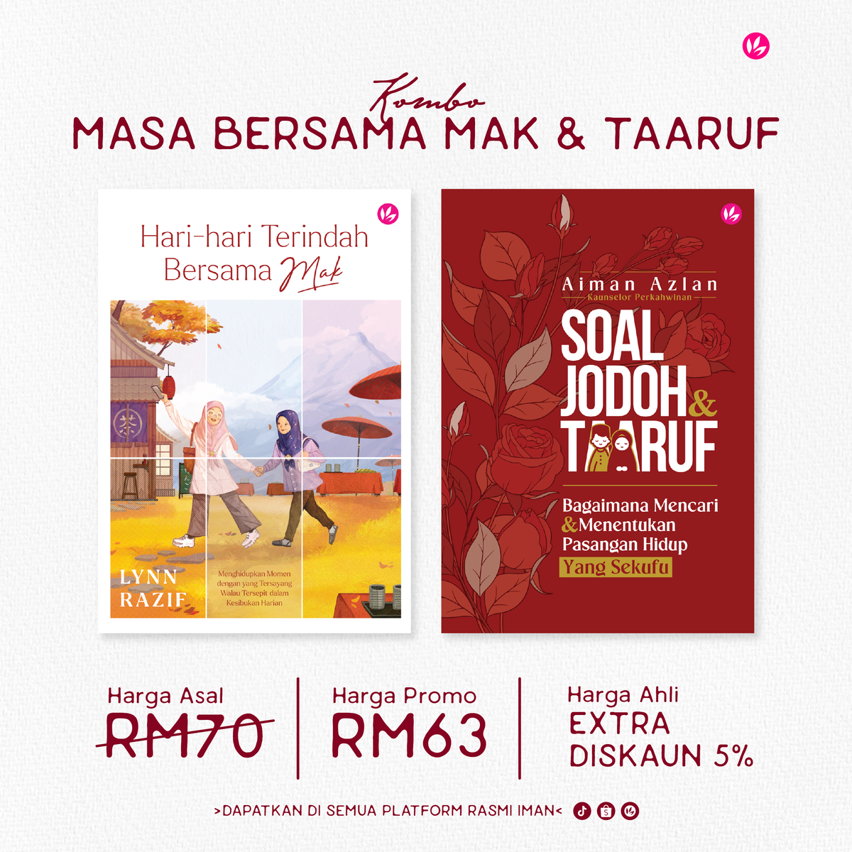Iman Publication Kombo Masa Bersama Mak + Taaruf + [PERCUMA] Card Game 400035