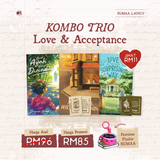 Kombo Trio Love & Acceptance + [PERCUMA] Plushie + [FREE Online Exclusive 1000 Die-Cut Bookmark]