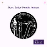 Iman Publication [PRE ORDER] Book Badge Penulis Jalanan 300058