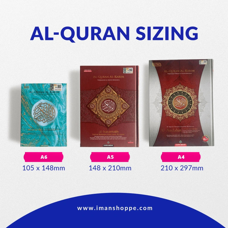 Al-Quran Al-Karim Word by Word Translation & Color Coded Tajweed The Noble Quran A4