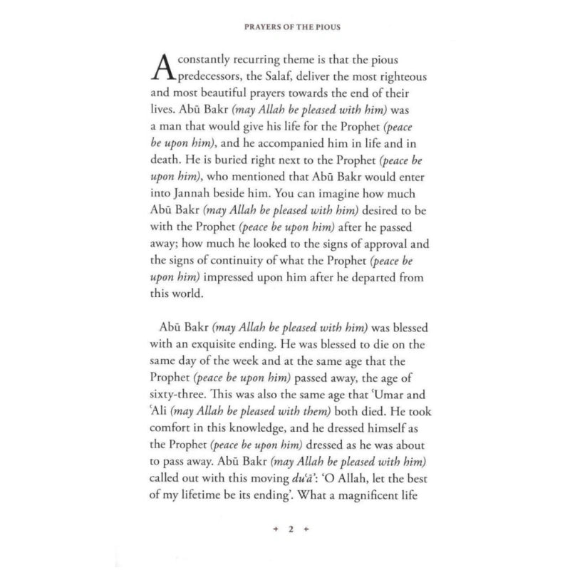 Prayers of the Pious by Omar Suleiman