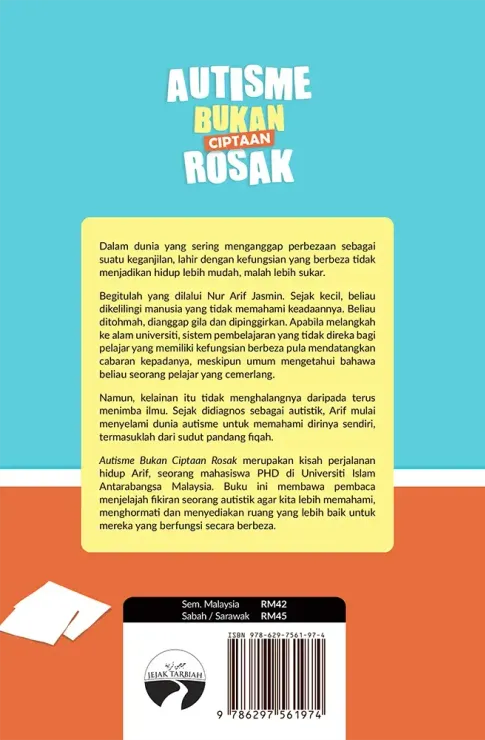 Autisme Bukan Ciptaan Rosak by Nur Arif