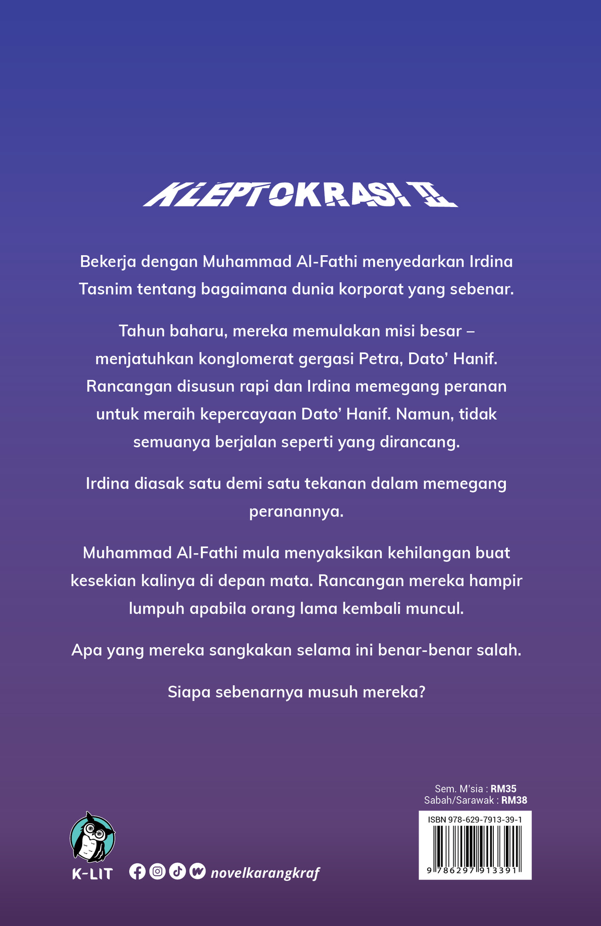 Kleptokrasi (Jilid 2) by Leena Syiha