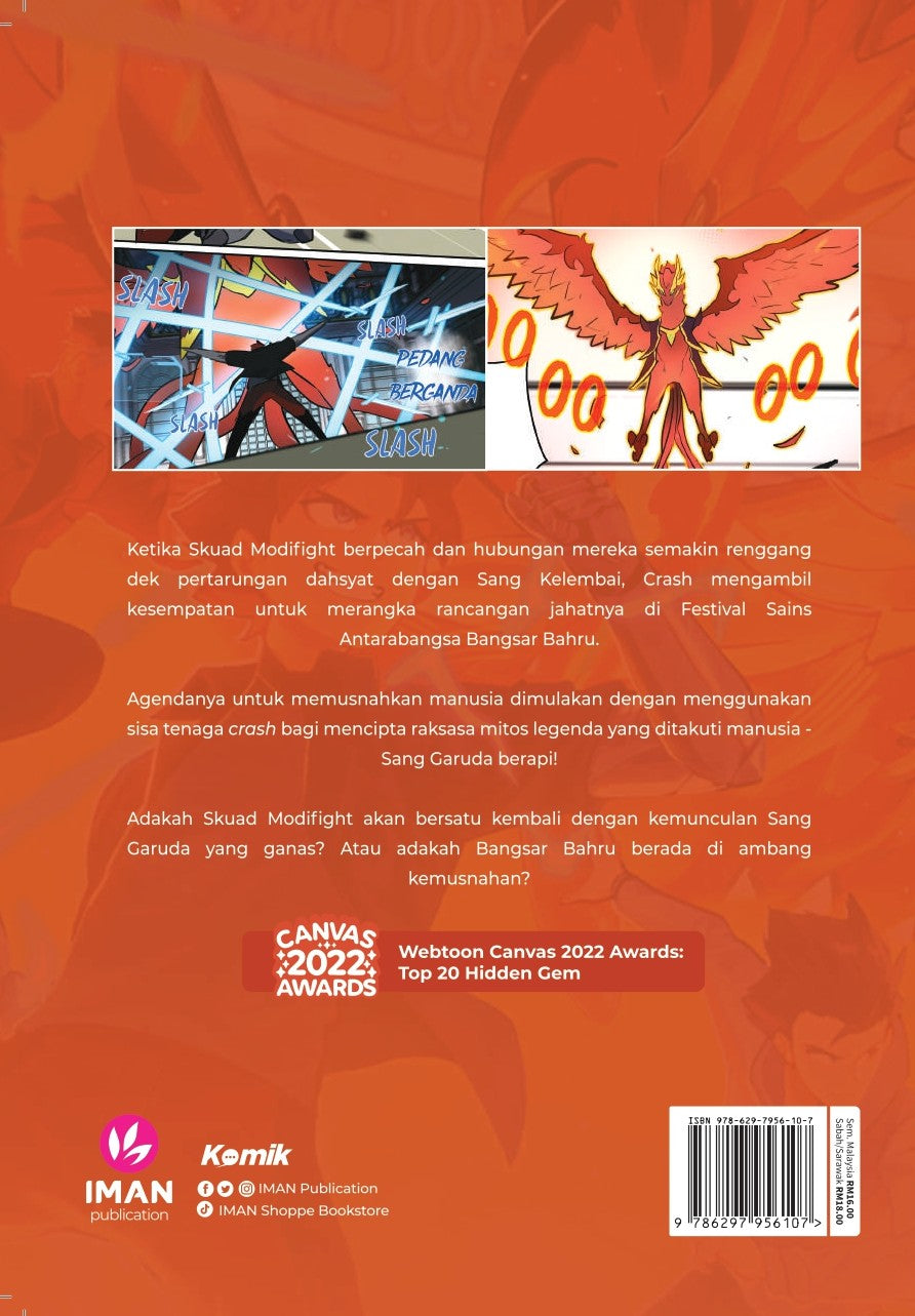 Skuad Modifight: Remaja Bertangan Besi #5 Kemunculan Sang Garuda Gergasi by Anas Miras