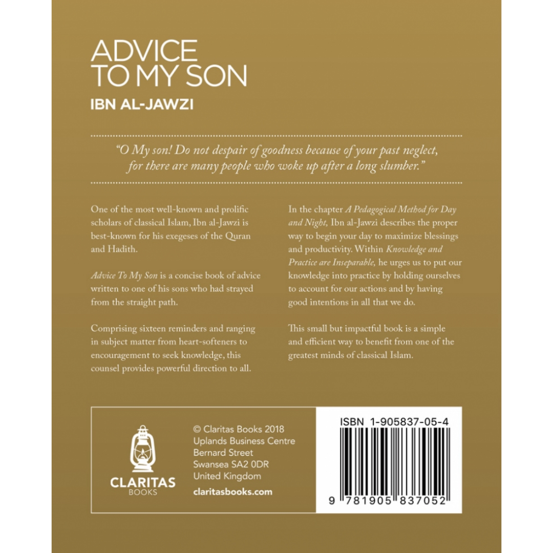 Claritas Books Buku Advice to My Son by Ibn Al-Jawzi ISATMS