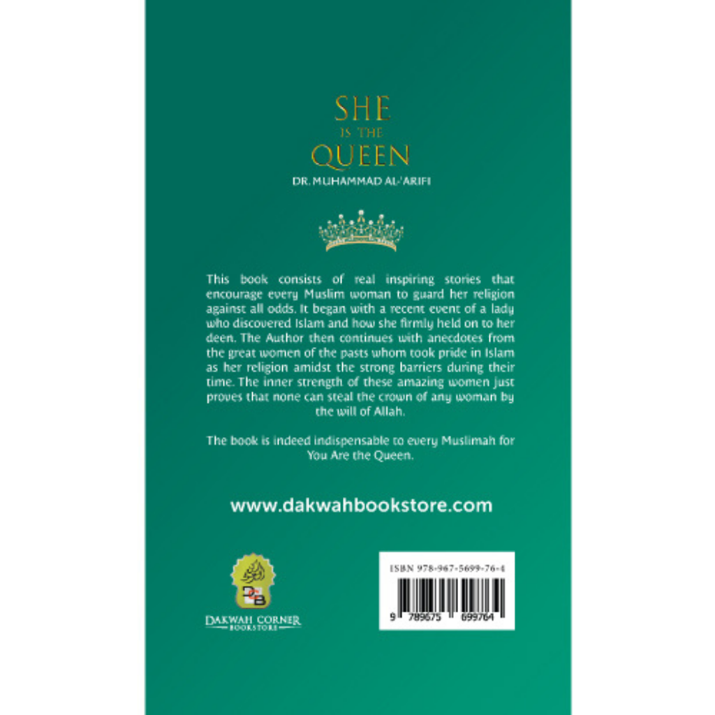 Dakwah Corner Bookstore Book (AS-IS) She is The Queen by Dr. Muhammad Al-'Arifi 2010591