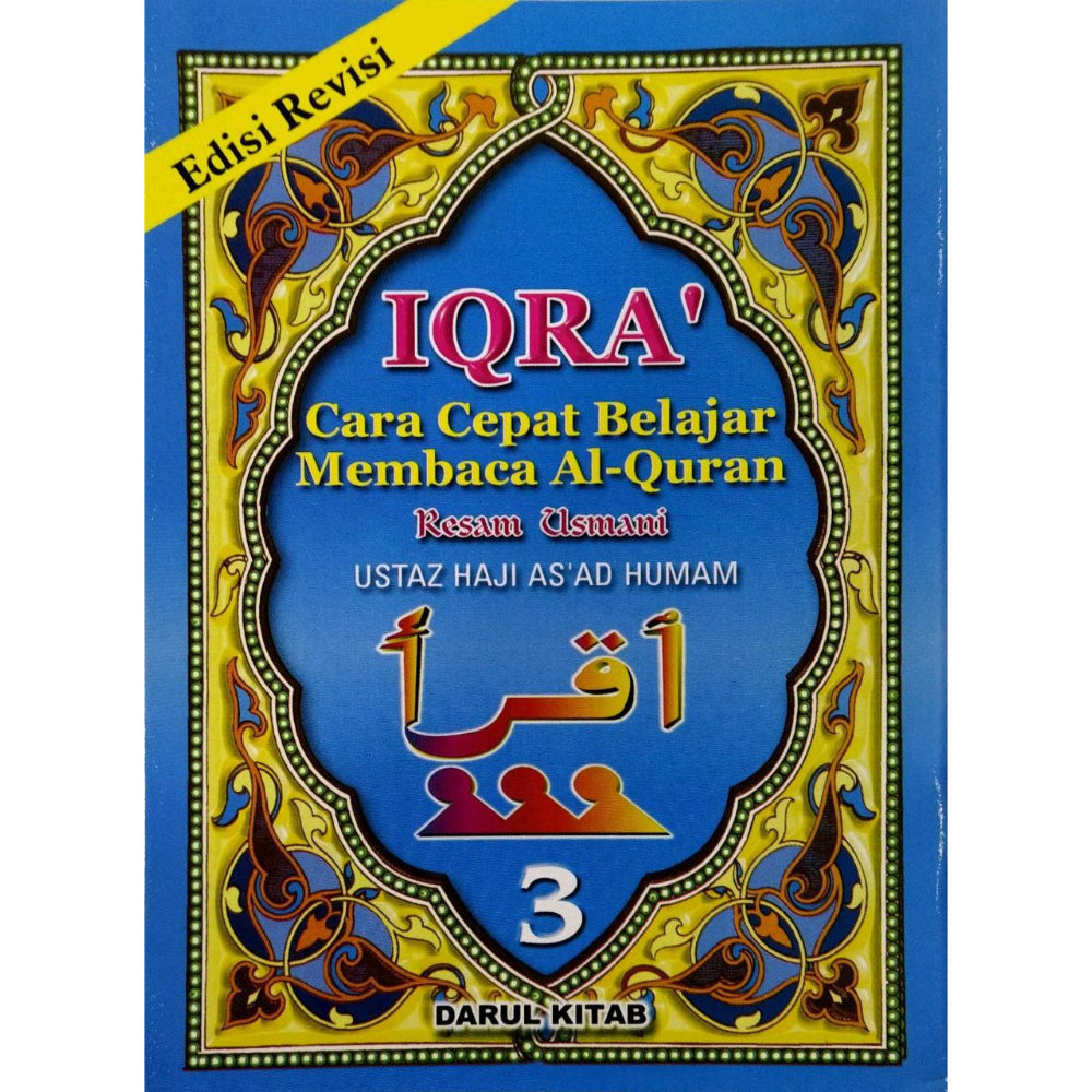 Darul Kitab Book Buku Iqra' 3 Cara Cepat Belajar Membaca Al-Quran 201187