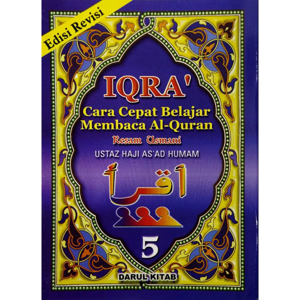 Darul Kitab Book Buku Iqra' 5 Cara Cepat Belajar Membaca Al-Quran 201189