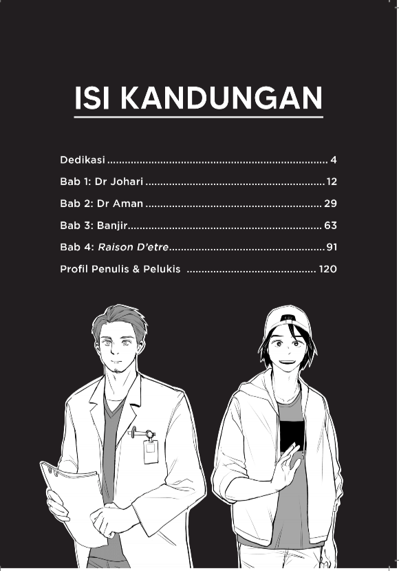 Iman Publication Buku Komik Karier: Doktor Johari Kecekalan Pasukan Perubatan Menghadapi Krisis Banjir Besar by Aizat Z 201412