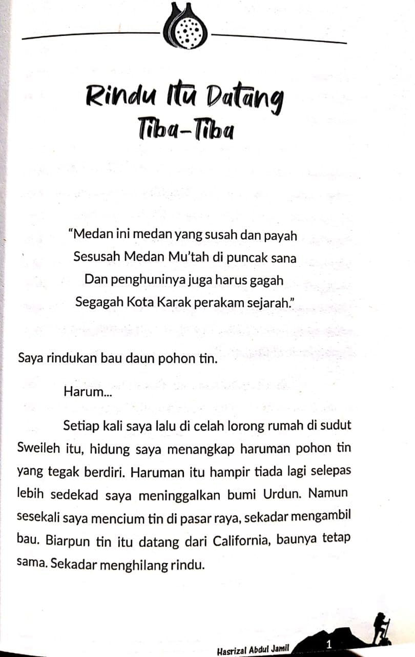 Jejak Tarbiah Buku Rindu Bau Pohon Tin by Hasrizal Abdul Jamil 202790