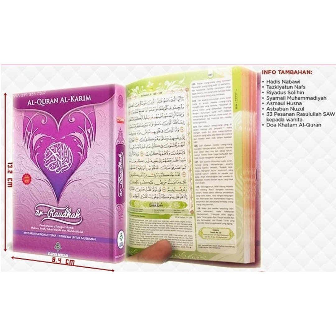 Karya Bestari Al-Quran & Tafsir Al-Quran Al-Karim Ar-Raudhah A6