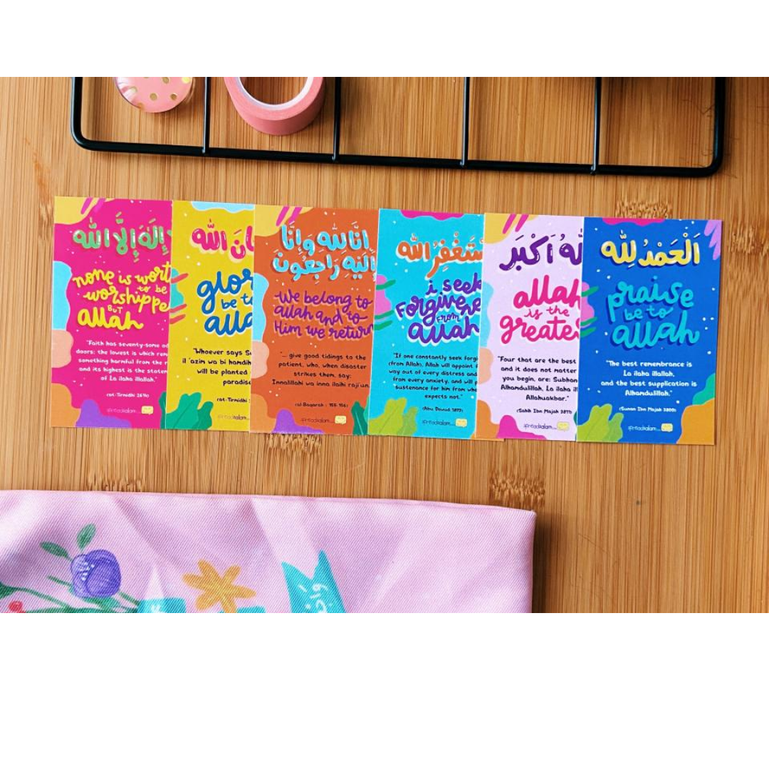 Spread Salam Merchandise Dzikr Mini Reminder Cards 201835