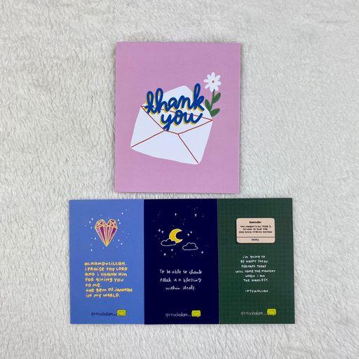 Spread Salam Merchandise Thank You Mini Reminder Cards 201830