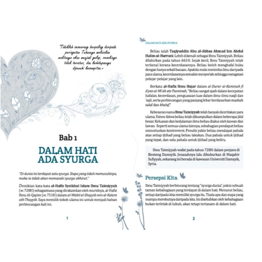 Telaga Biru Buku Dalam Hati Ada Syurga by Ustaz Umar Muhammad Noor ISDHAS