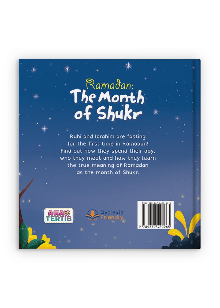 Tertib Publishing Buku Ramadan The Month of Shukr by Sidra Hashmani ISTRTMOS