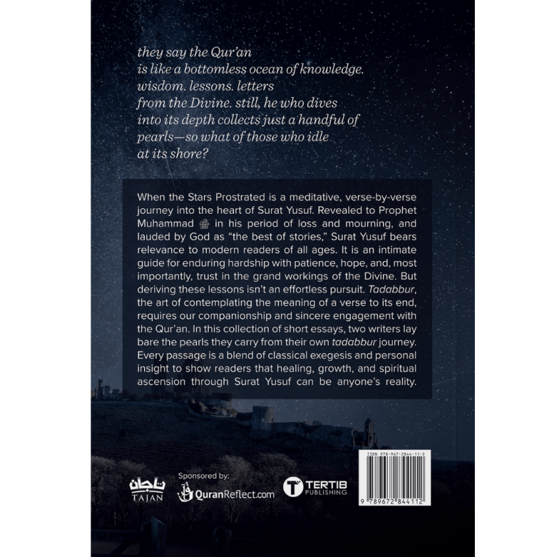 When The Stars Prostrated: Meditations on Surat Yusuf by Mohammad Elshinawy & Rania Abuisnaineh - IMAN Shoppe Bookstore