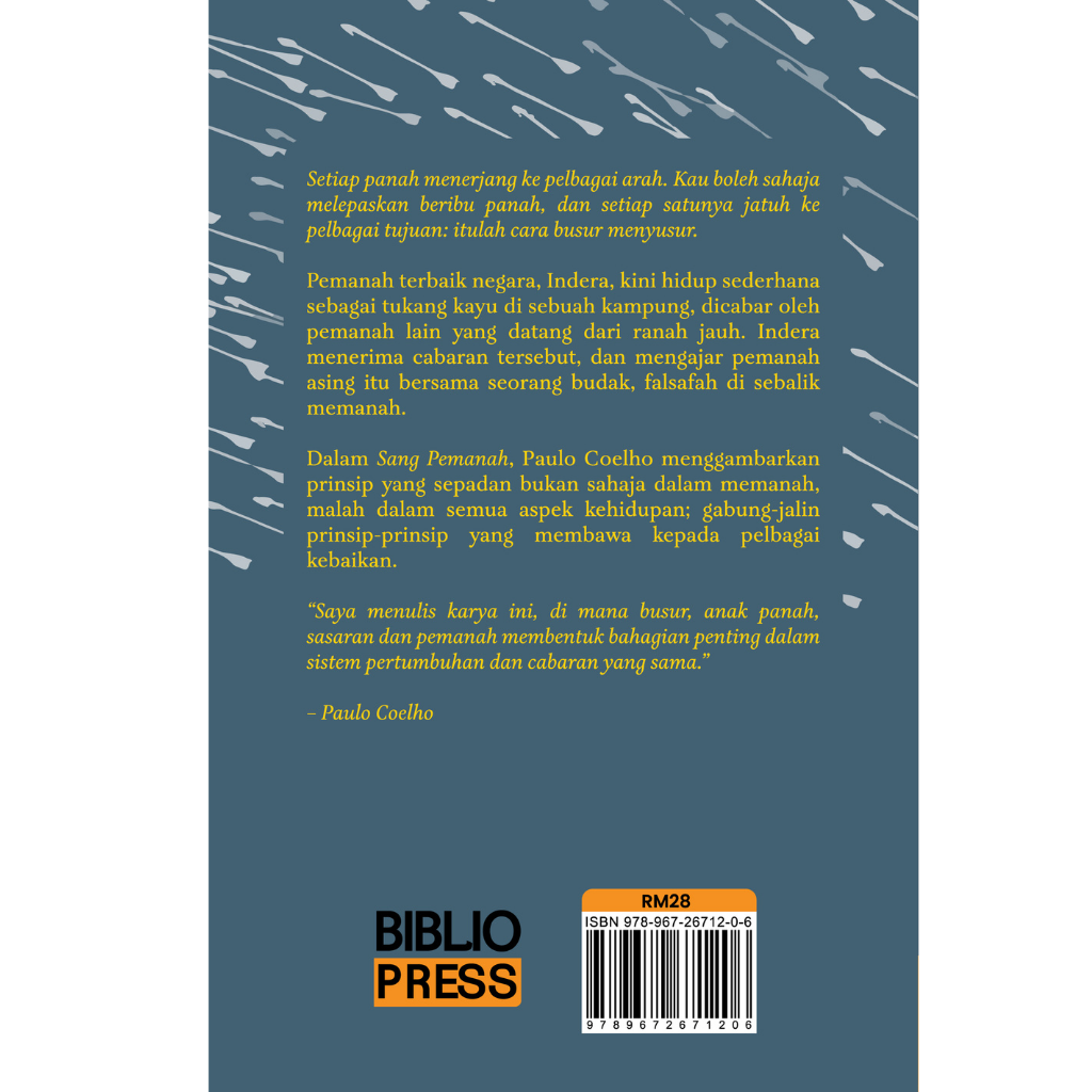 The Biblio Press Buku Sang Pemanah by Paulo Coelho 100696
